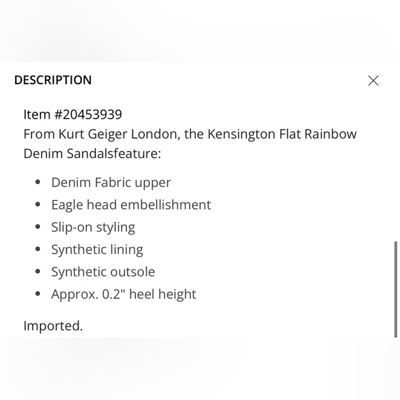 NWT: Kurt Geiger Kensington Flat Sandal - Picture 7 of 7